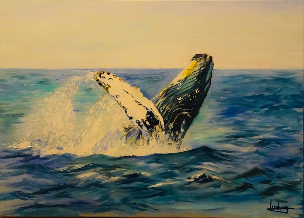 Lu Zhang - Whale - acryl