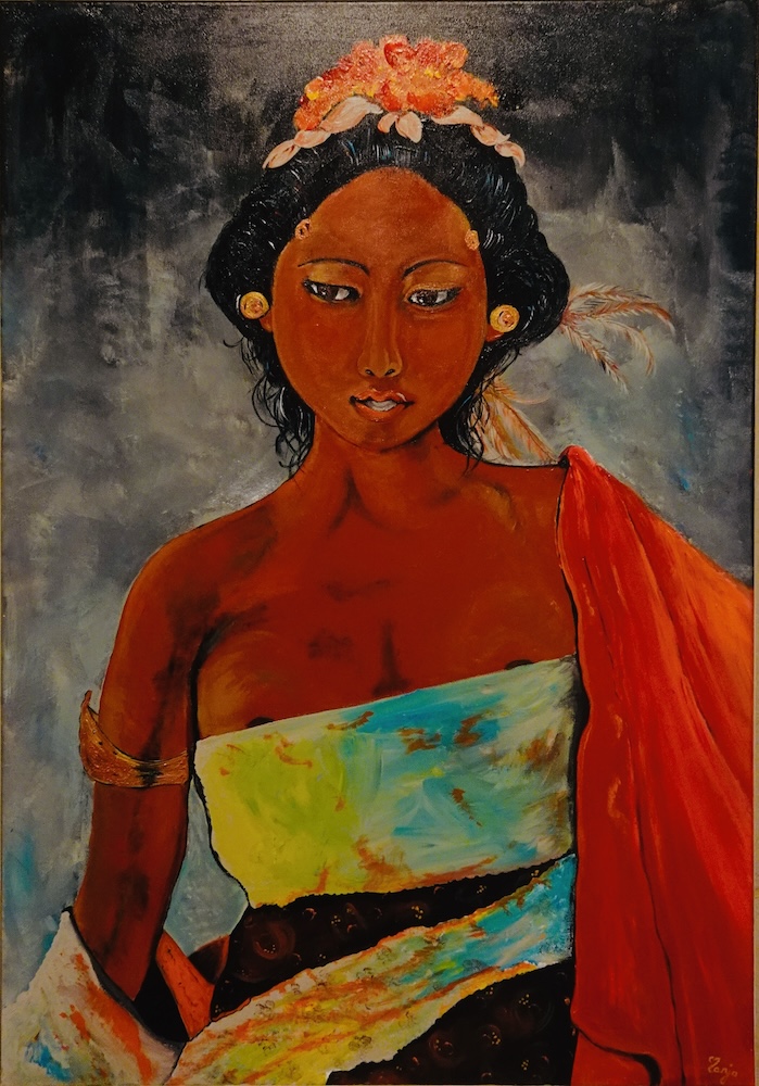 Manja de Haas - Vrouw uit Ubud - acryl